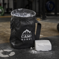 Chalk Bag with Refillable Loose Chalk Block