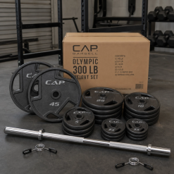 CAP Barbell Olympic 300 lb Weight Set