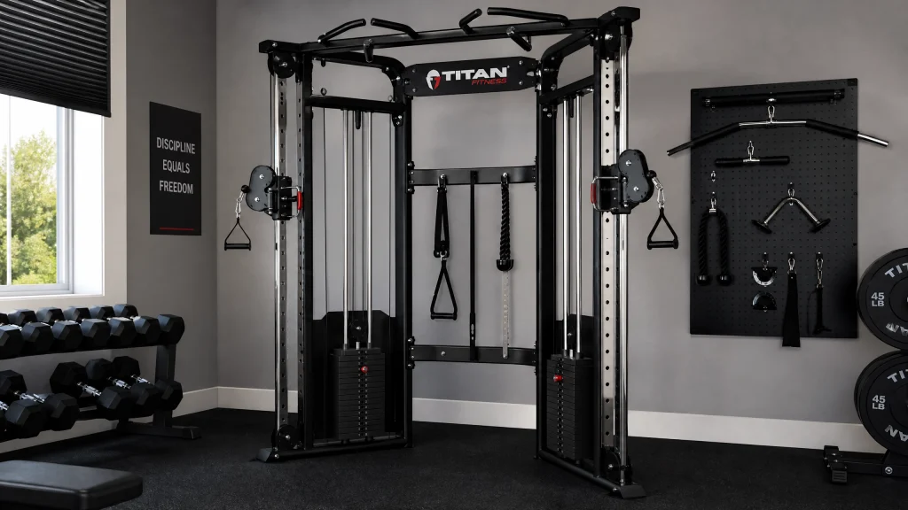 Titan Fitness Functional Trainer Cable Machine